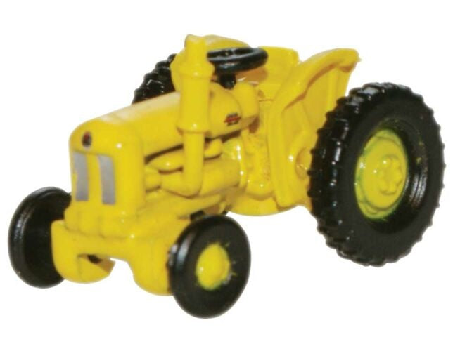 Oxford Diecast, Fordson Farm Tractor, Yellow, N Scale