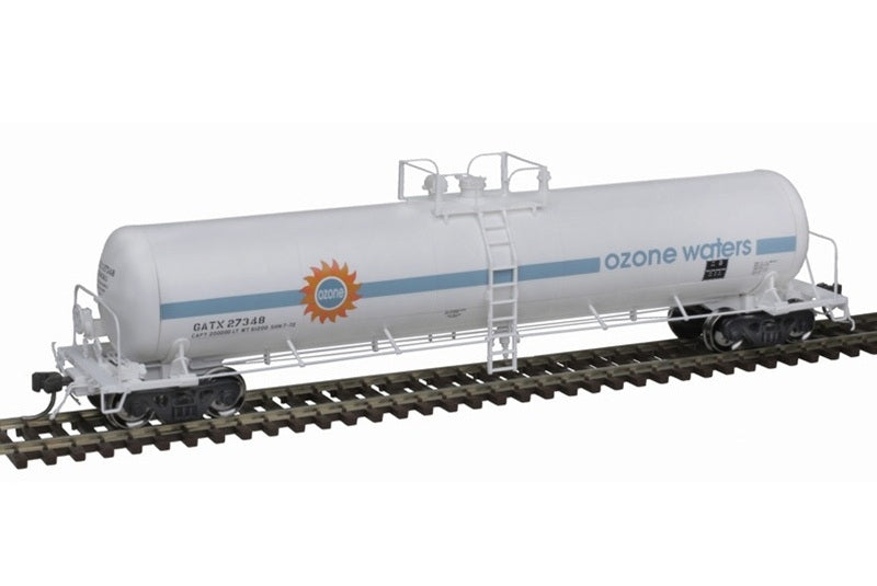 Atlas Master 20,700 Gallon Tank Car - Ozone Waters (GATX) #27348 - HO Scale