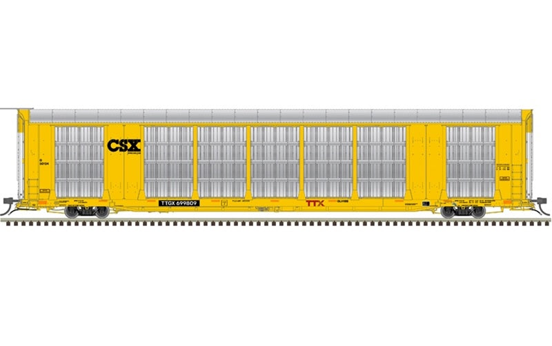 Atlas Master(R) Gunderson Multi-Max Enclosed Auto Rack - CSX #699816 - HO Scale