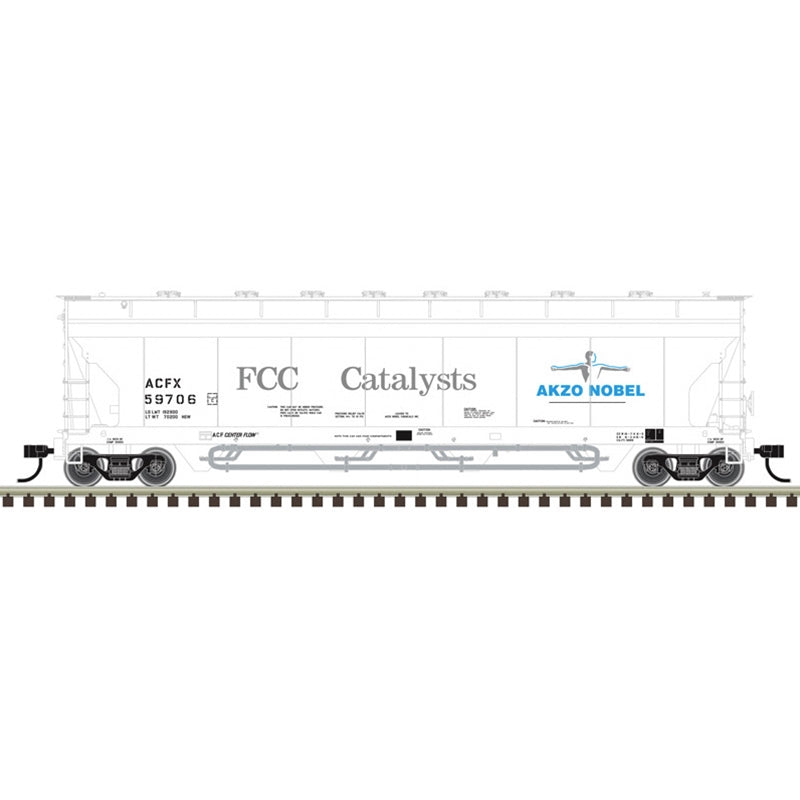 Atlas Master ACF Pressureaide Covered Hopper (20007981) | Akzo Nobel ACFX #51430 | HO Scale