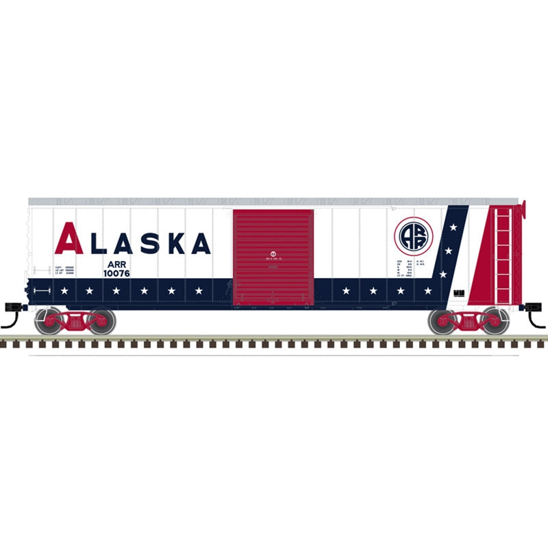 Atlas Master(R) 50' Postwar Single Door Boxcar (20008143) | Alaska #10076 | HO Scale
