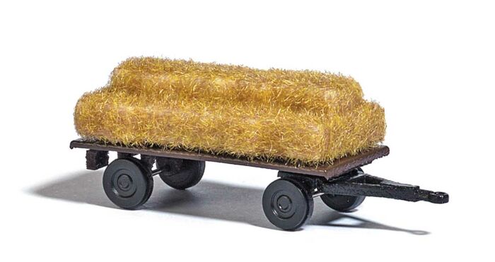 Busch Gmbh & Co Kg, Hay Trailer, Assembled, N Scale