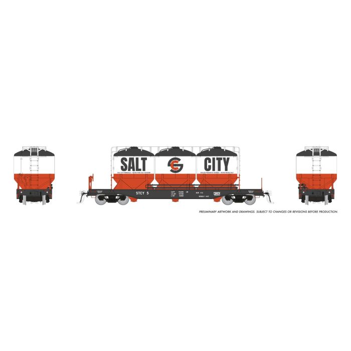 Rapido Halliburton Cement Car Salt City RR Single Car Home Shops Collaboration HO Scale