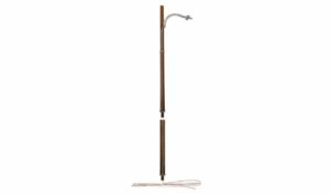 Woodland Scenics, Just Plug, Wooden Pole Street Light, Package of 3, HO Scale
