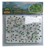 JTT Miniature, Lily Pads, 3/4" (1.9cm) Wide, Package of 12, HO Scale