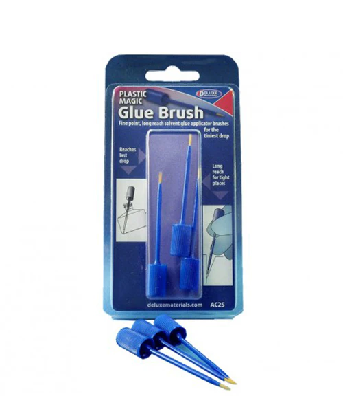 Deluxe Materials Plastic Magic Glue Brush Pack