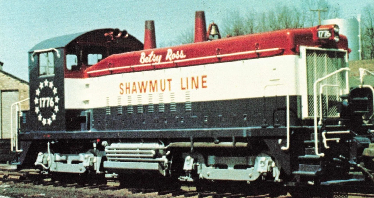 Rapido 27617 | EMD SW9 | Shawmut Line #1776 "Betsy Ross" | DC/DCC/Sound | HO Scale