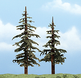 Woodland Scenics, Ready Made Premium Trees(TM), Lodgepole Pines, 4 to 5", All Scales