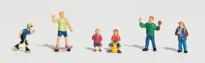 Woodland Scenics Scenic Accents(R) Figures, Kids at Play, pkg of 6, HO Scale