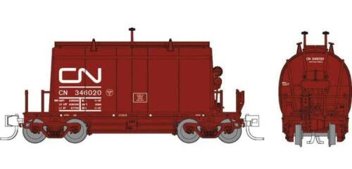 Rapido, Short Barrel Ore Hopper, Canadian National #346025, N Scale