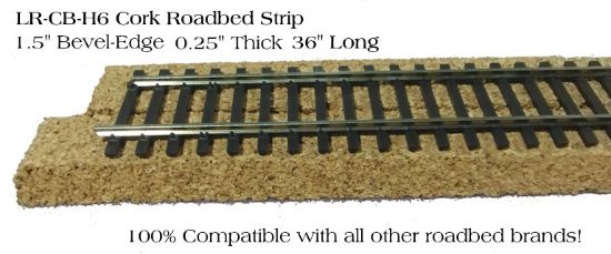 RR Craftsman | Cork Roadbed | 4-Piece Bundle | 12' Total | HO Scale