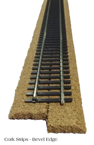 RR Craftsman | Cork Roadbed | 4-Piece Bundle | 12' Total | HO Scale