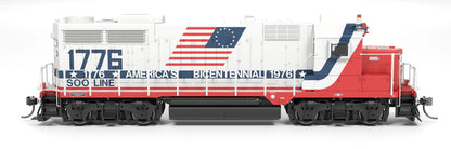 Broadway Limited Imports EMD GP35 | Soo Line #1776 | Bicentennial Scheme | Paragon4 Sound/DC/DCC | HO Scale