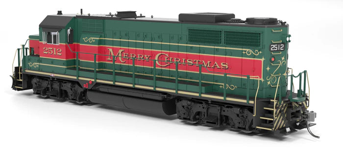 Broadway Limited Imports EMD GP35 | Christmas Holiday Scheme | Paragon4 Sound/DC/DCC | HO Scale