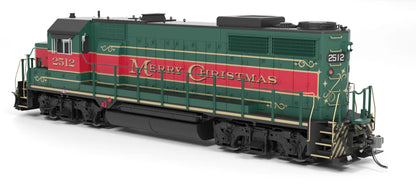 Broadway Limited Imports EMD GP35 | Christmas Holiday Scheme | Paragon4 Sound/DC/DCC | HO Scale