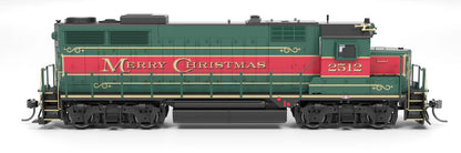 Broadway Limited Imports EMD GP35 | Christmas Holiday Scheme | Paragon4 Sound/DC/DCC | HO Scale