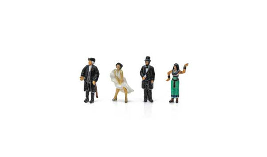 Woodland Scenics Find Me Figures Scenic Accents (2866) | Historical Figures | Pkg of 4 | HO Scale