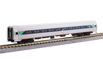 Kato Amfleet I 4-Car Bookcase Set Amtrak Phase VII Cafe & Coaches N Scale