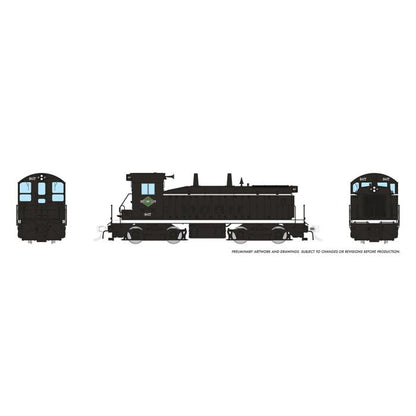 Rapido (27084) | EMD SW9 | Illinois Central #473 | Black Scheme | DC/Silent | HO Scale