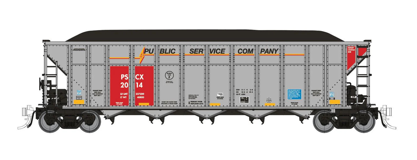 Rapido • Home Shops Collaboration (PSCX 2014) • Autoflood III Coal Hopper  • Public Service Company #2014 • HO Scale