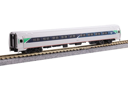 Kato Amfleet I 4-Car Bookcase Set Amtrak Phase VII Cafe & Coaches N Scale