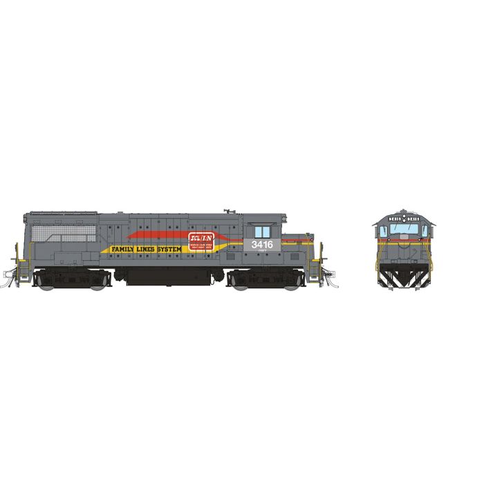 Rapido GE U25B Low Hood (35541) | CSX - Family Lines Patch #3416 | DC/DCC/Sound | HO Scale