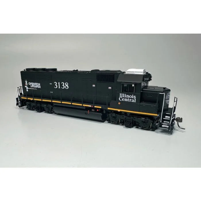 Rapido (40554) | EMD GP40R | Illinois Central #3138 | Late Death Star Scheme | DC/DCC/Sound | HO Scale