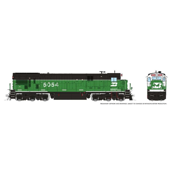 Rapido Trains (42602) C36-7 | Burlington Northern #5054 | Sound | DC/DCC | HO Scale