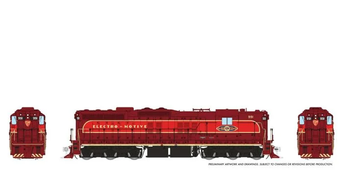 Rapido EMD SD7 - Electro-Motive Demonstrator #991 - Sound - DC/DCC - HO Scale