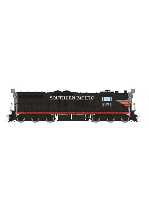 Rapido (50613) EMD SD7 High Nose | Southern Pacific #5331 | Black Widow | DC/DCC/Sound | HO Scale