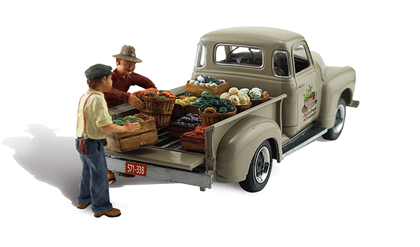 Woodland Scenics AutoScenes(R) - Paul's Fresh Produce - HO Scale