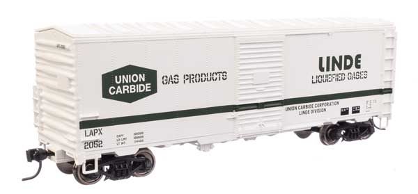 WalthersMainline (910-1210) | 40' AAR 1948 Boxcar | Linde Gas LAPX #2052 | HO Scale