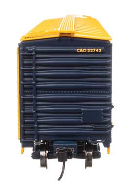 WalthersMainline (910-2855) | 50' PC&F Insulated Boxcar | Chesapeake & Ohio #22743 | HO Scale