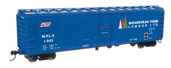 WalthersMainline (910-2861) | 50' PC&F Insulated Boxcar | Mountain Pine Lumber #1001 | HO Scale