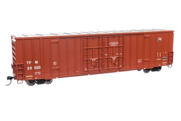 WalthersMainline (910-3036) | 60' High Cube Plate F Boxcar | Transportacion Ferroviaria Mexicana #20068 | HO Scale
