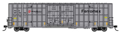WalthersMainline (910-3131) • 60' High Cube Plate F Horizontal Post Boxcar • Ferromex #874656 • HO Scale (Pre-Order)