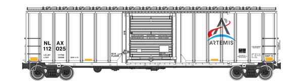 WalthersMainline 910-3813 50' Rocket Train Buffer Car Artemis NLAX #112028 HO Scale Pre-Order