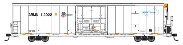 WalthersMainline (910-4174) • 72' Modern Refrigerator Boxcar • Union Pacific(R) #112073 • HO Scale (Pre-Order)