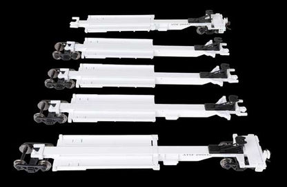 WalthersMainline (910-5261) • 263' Five-Unit All-Purpose 48' Spine Car • Santa Fe #298943 • HO Scale
