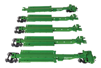 WalthersMainline (910-5263) • 263' Five-Unit All-Purpose 48' Spine Car • Burlington Northern #637501 • HO Scale