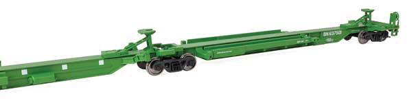 WalthersMainline (910-5263) • 263' Five-Unit All-Purpose 48' Spine Car • Burlington Northern #637501 • HO Scale