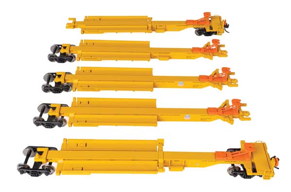 WalthersMainline (910-5270) • 263' Five-Unit All-Purpose 48' Spine Car • Union Pacific #252503 • HO Scale