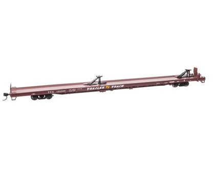WalthersMainline (910-5732) | 89' Channel Side Flatcar | Trailer-Train TTX #150088 | HO Scale