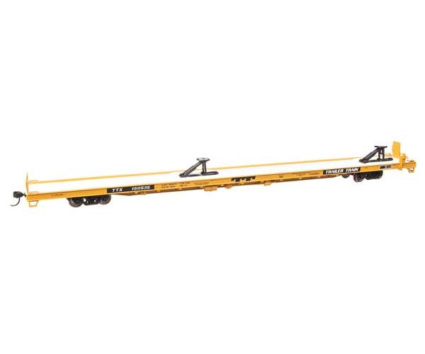 WalthersMainline (910-5737) | 89' Channel Side Flatcar | Trailer-Train TTX #150535 | HO Scale