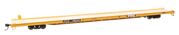 WalthersMainline (910-5744) | 89' Channel Side Flatcar | Trailer-Train JTTX #930132 | HO Scale