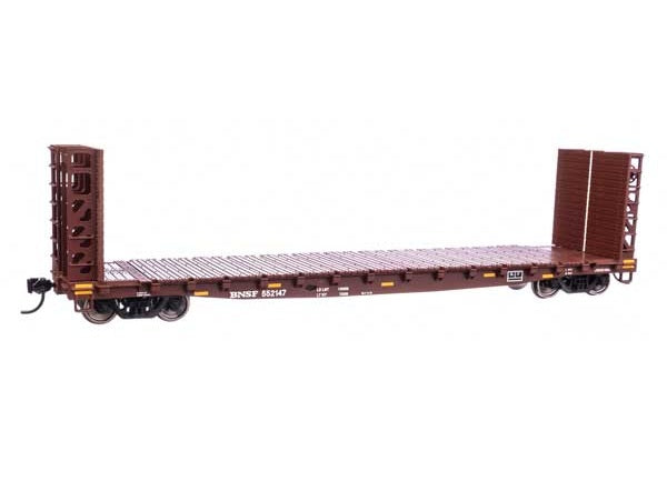 WalthersMainline 53' GSC Bulkhead Flatcar - BNSF #552152 - HO Scale