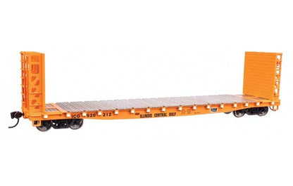 WalthersMainline 53' GSC Bulkhead Flatcar - Illinois Central #920212 - HO Scale