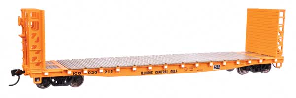 WalthersMainline 53' GSC Bulkhead Flatcar - Illinois Central #920212 - HO Scale