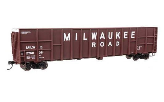 WalthersMainline 61' Wood Chip Gondola - Milwaukee Road #276147 - HO Scale