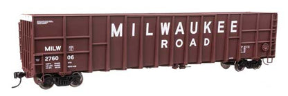 WalthersMainline 61' Wood Chip Gondola - Milwaukee Road #276006 - HO Scale